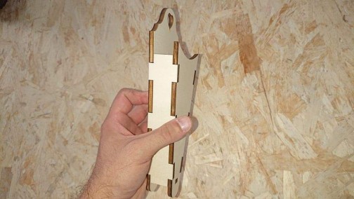 Porta forbici in legno