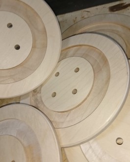 Bottone in legno – 30 cm spessore 1 cm