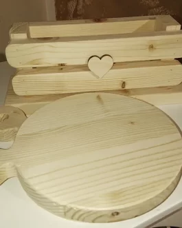 Set taglieri in legno 16 cm