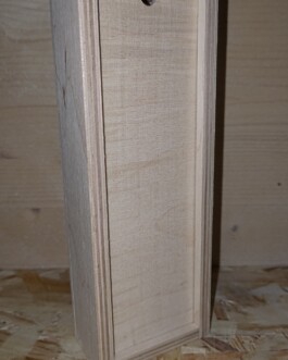 Scatola con coperchio scorrevole in legno 20 x 6 x 3